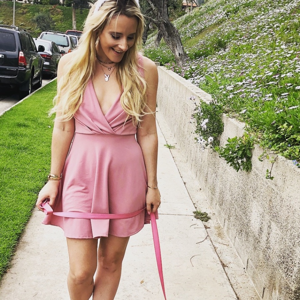 Charlotte Russe pink mini dress
